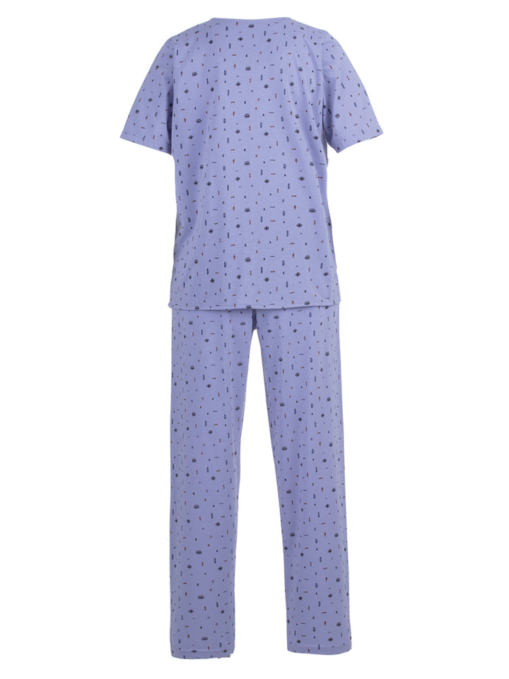 Pajama set short sleeve - eye