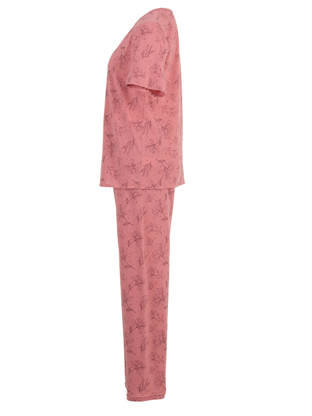 Pajama Set Short Sleeve - Floral