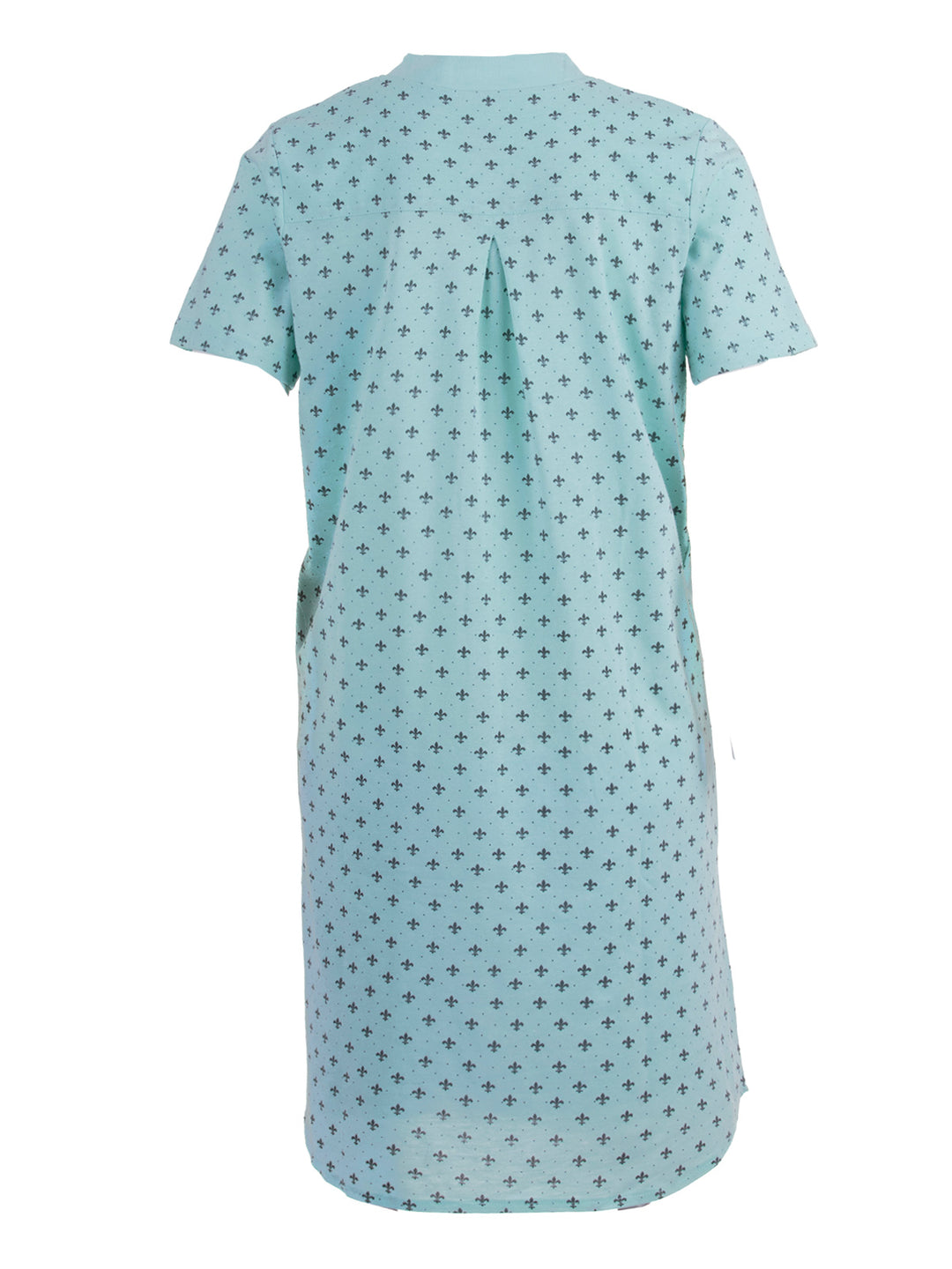 Nightgown short sleeves - lily collar