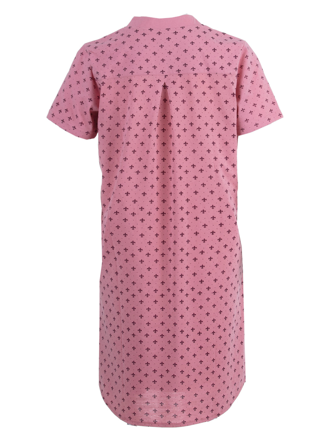Nightgown short sleeves - lily collar