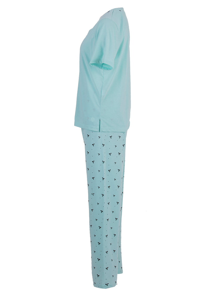 Pyjama Set Kurzarm - Schleife