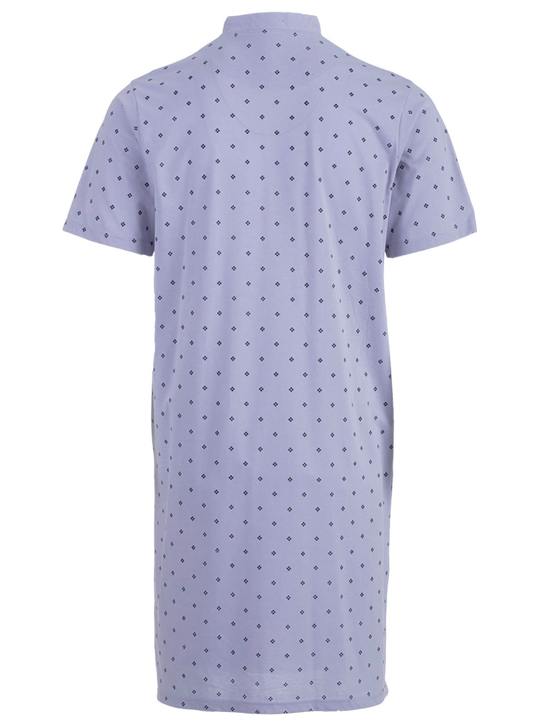 Long-sleeved nightgown - stand-up collar