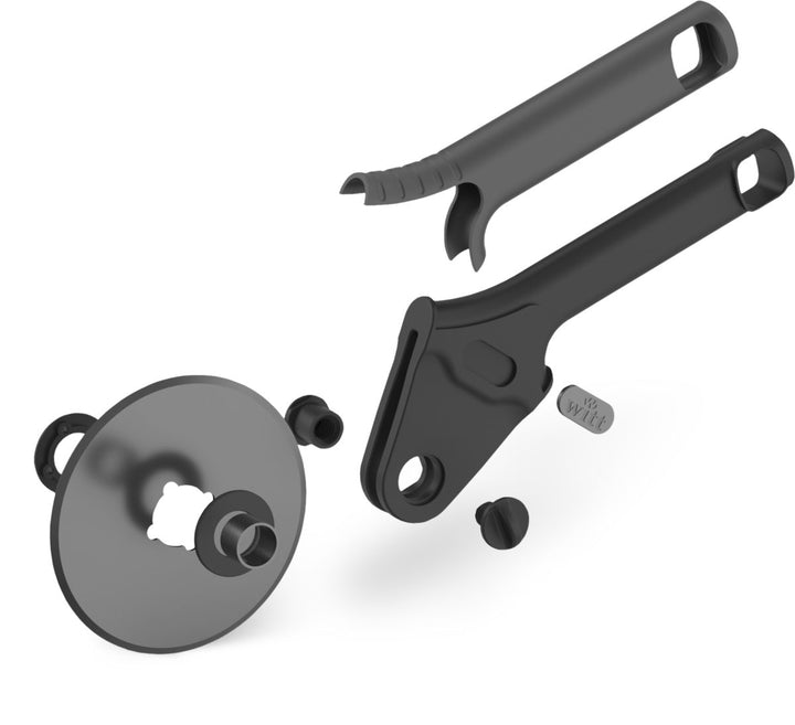 Pizza-Schneiderad Black Edition, mit Softgriff