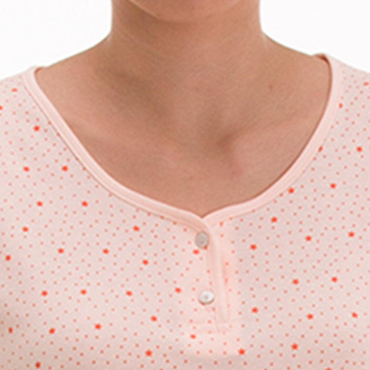 Nachthemd Langarm - Spitze Rüschenrock