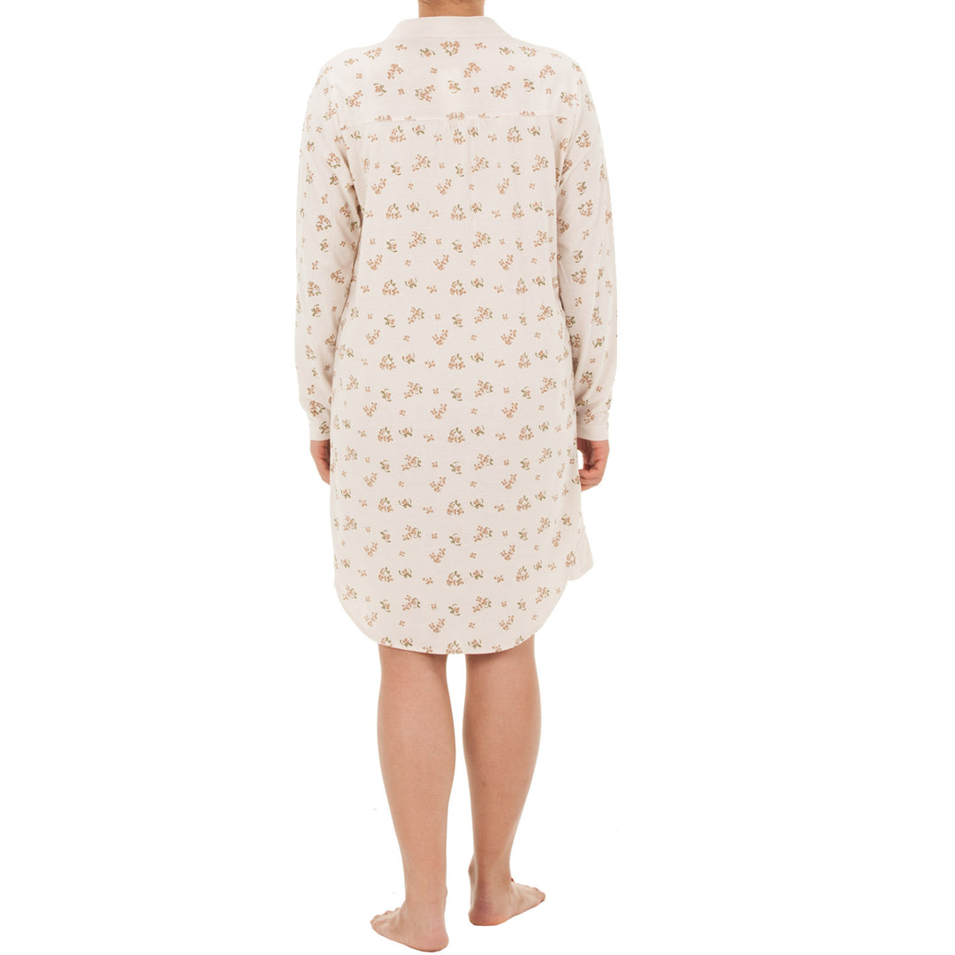 Long-sleeved nightgown - Emma button placket