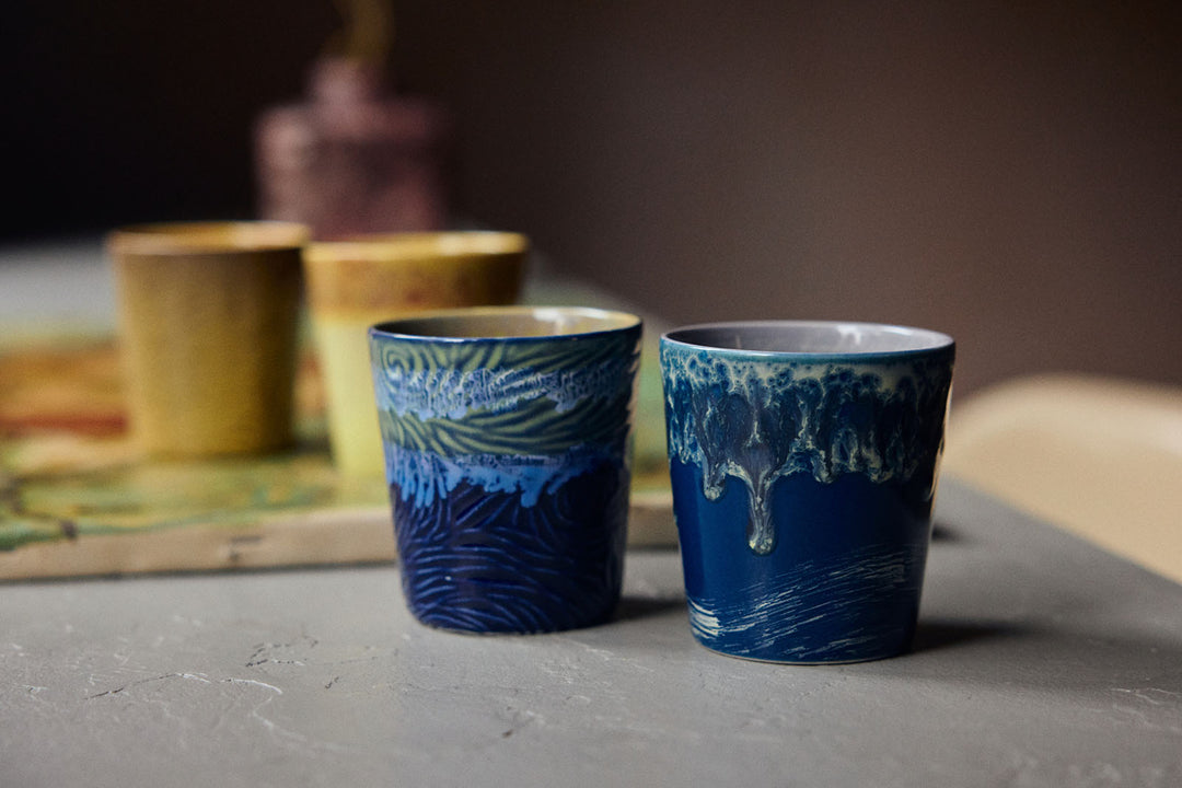 70s ceramics: Van Gogh Kaffeetasse starry night