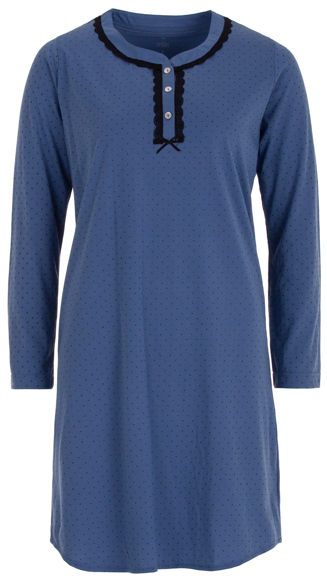 Long-sleeved nightgown - pointy point