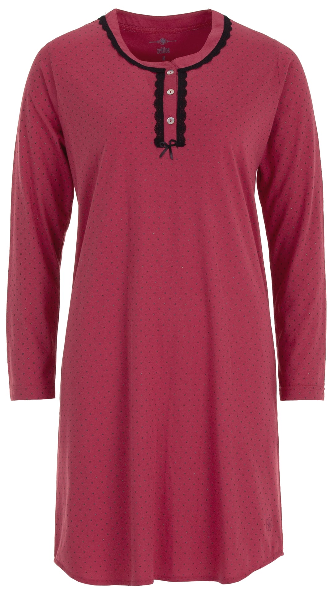 Long-sleeved nightgown - pointy point