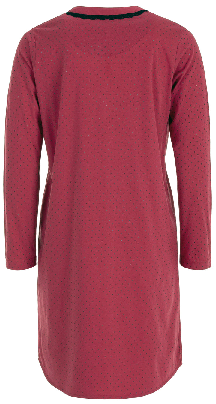 Long-sleeved nightgown - pointy point