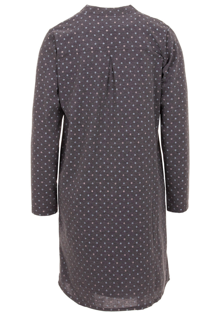 Long-sleeved nightgown - Emma button placket