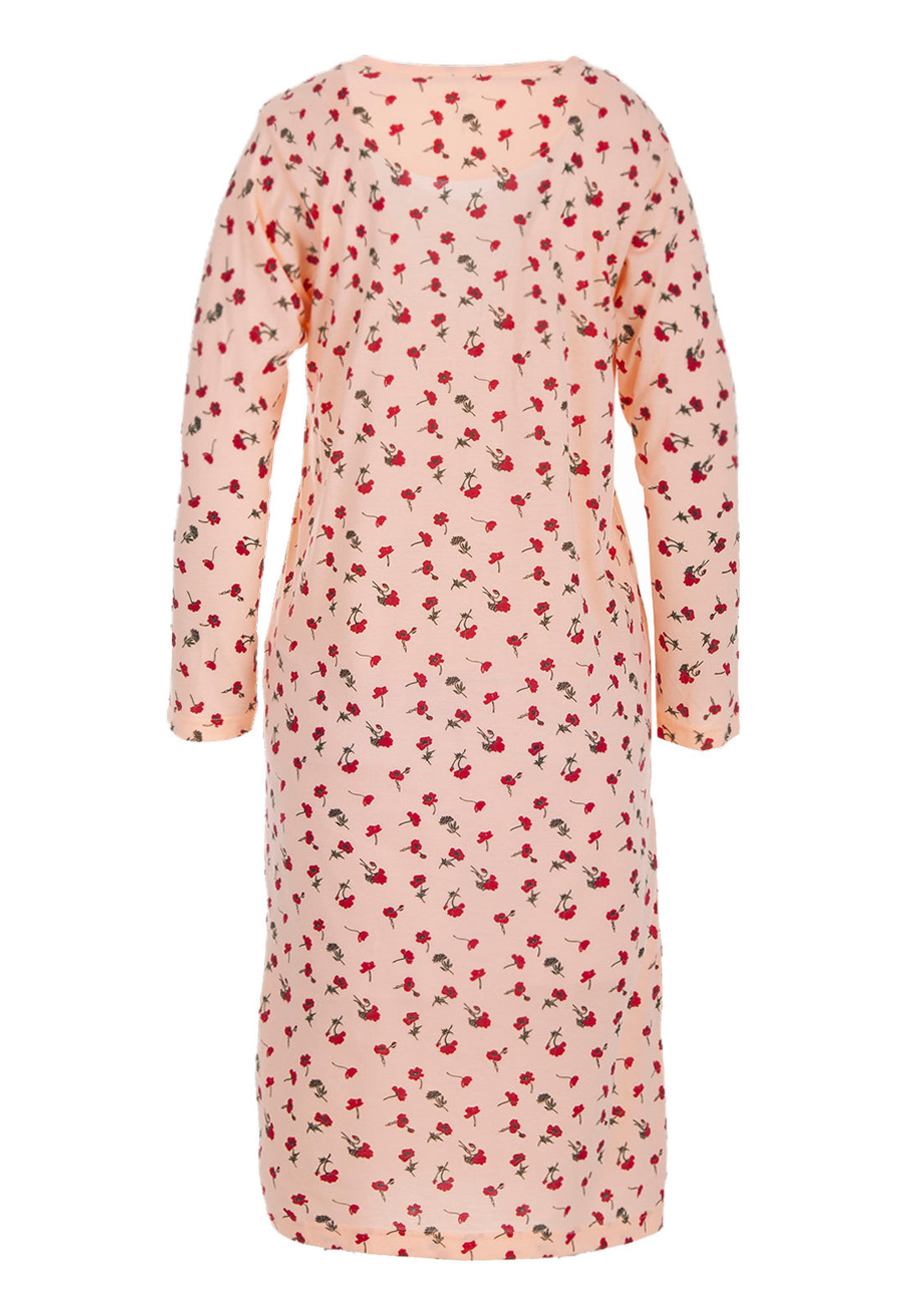 Long sleeve nightgown - floral print M-6XL