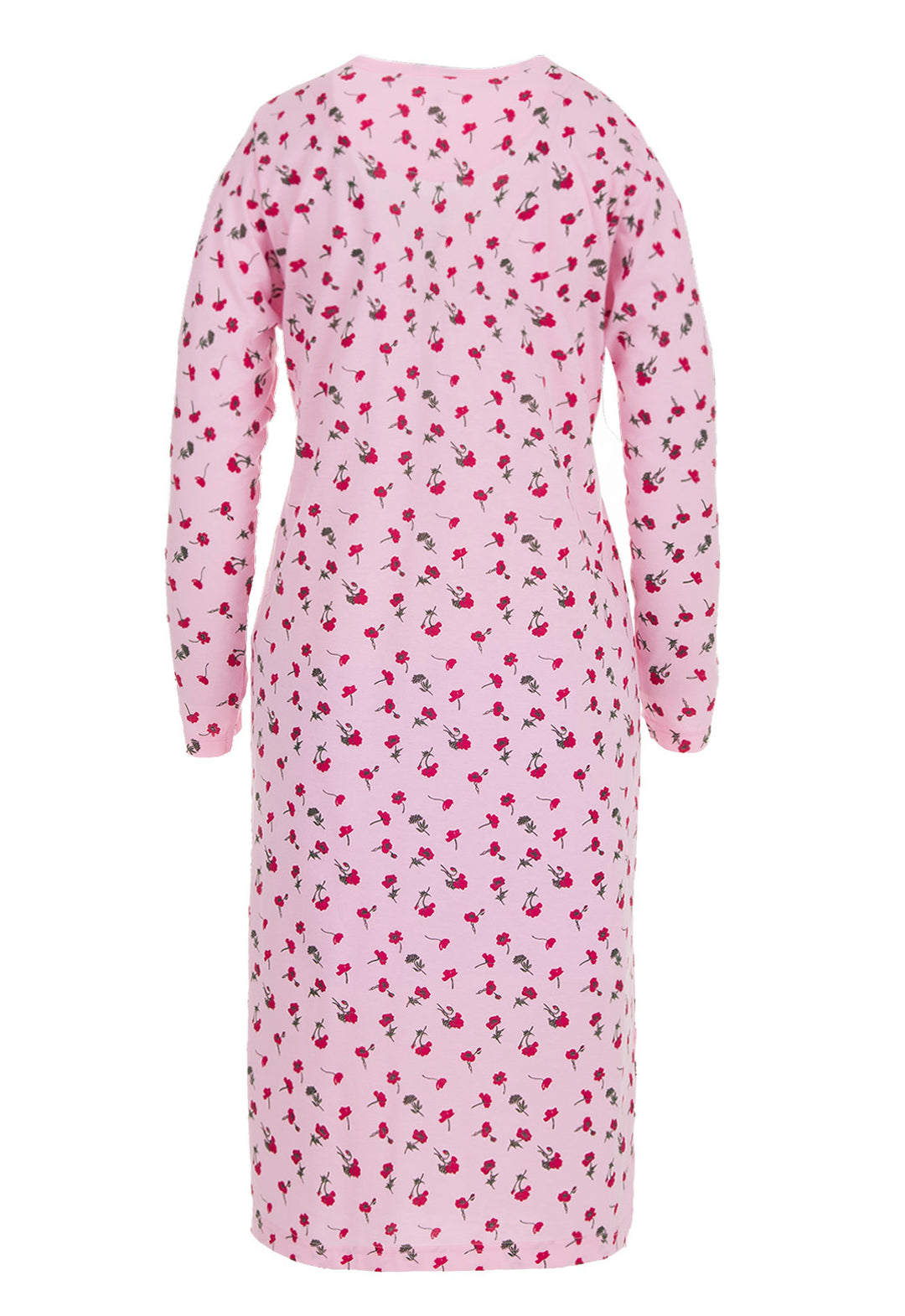 Long sleeve nightgown - floral print M-6XL
