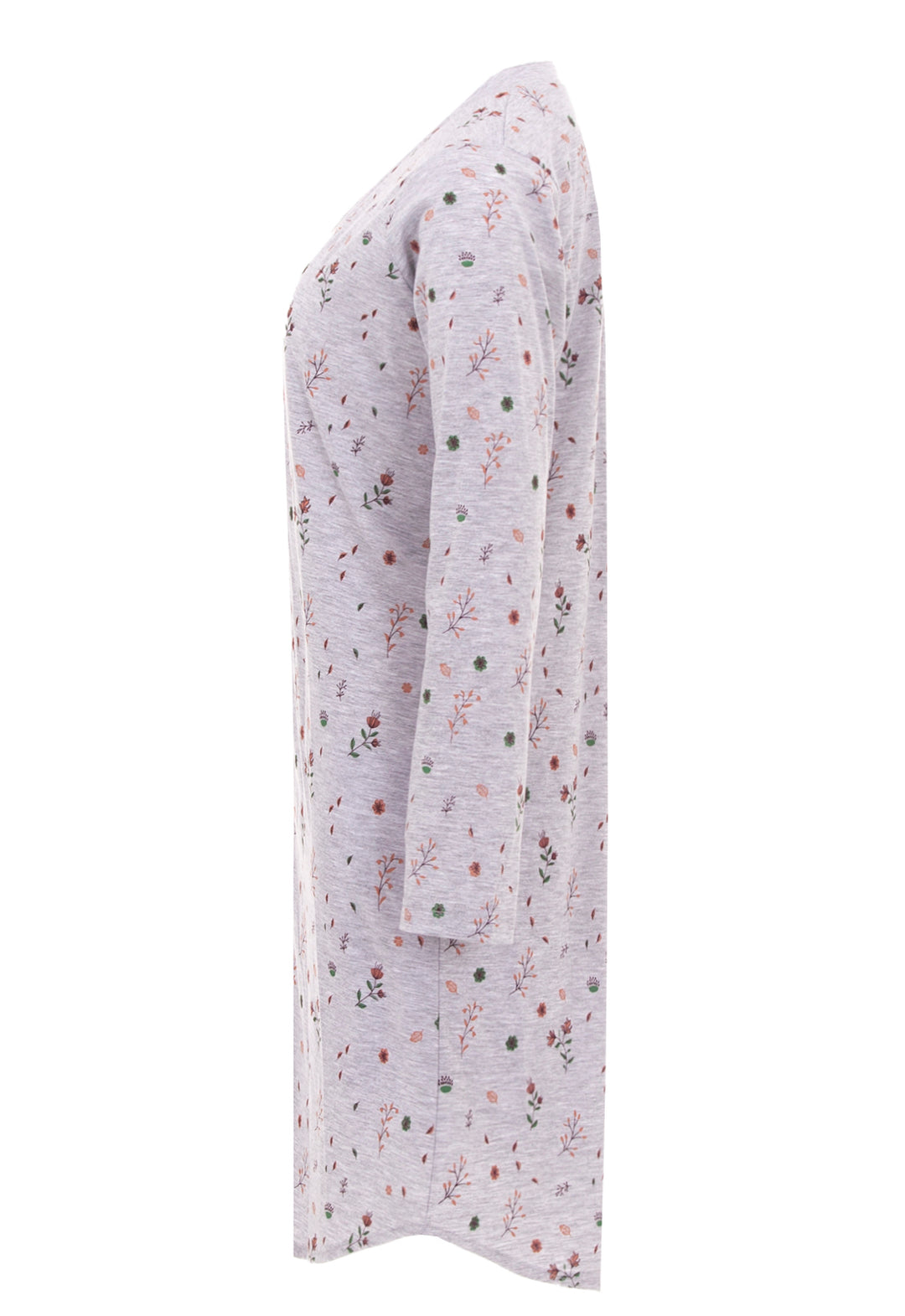 Long Sleeve Nightgown - Floral