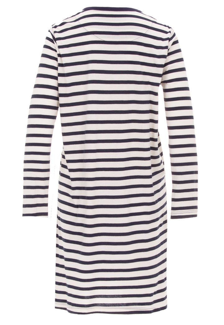 Long-sleeved nightgown - Striped