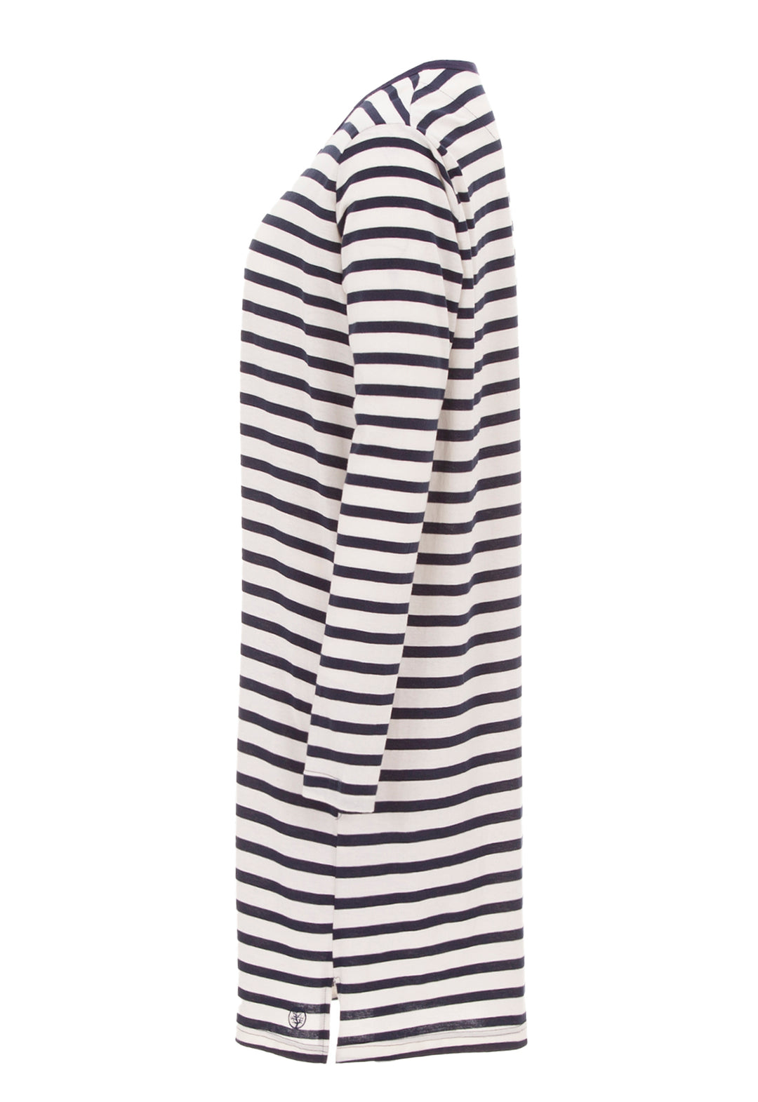Long-sleeved nightgown - Striped