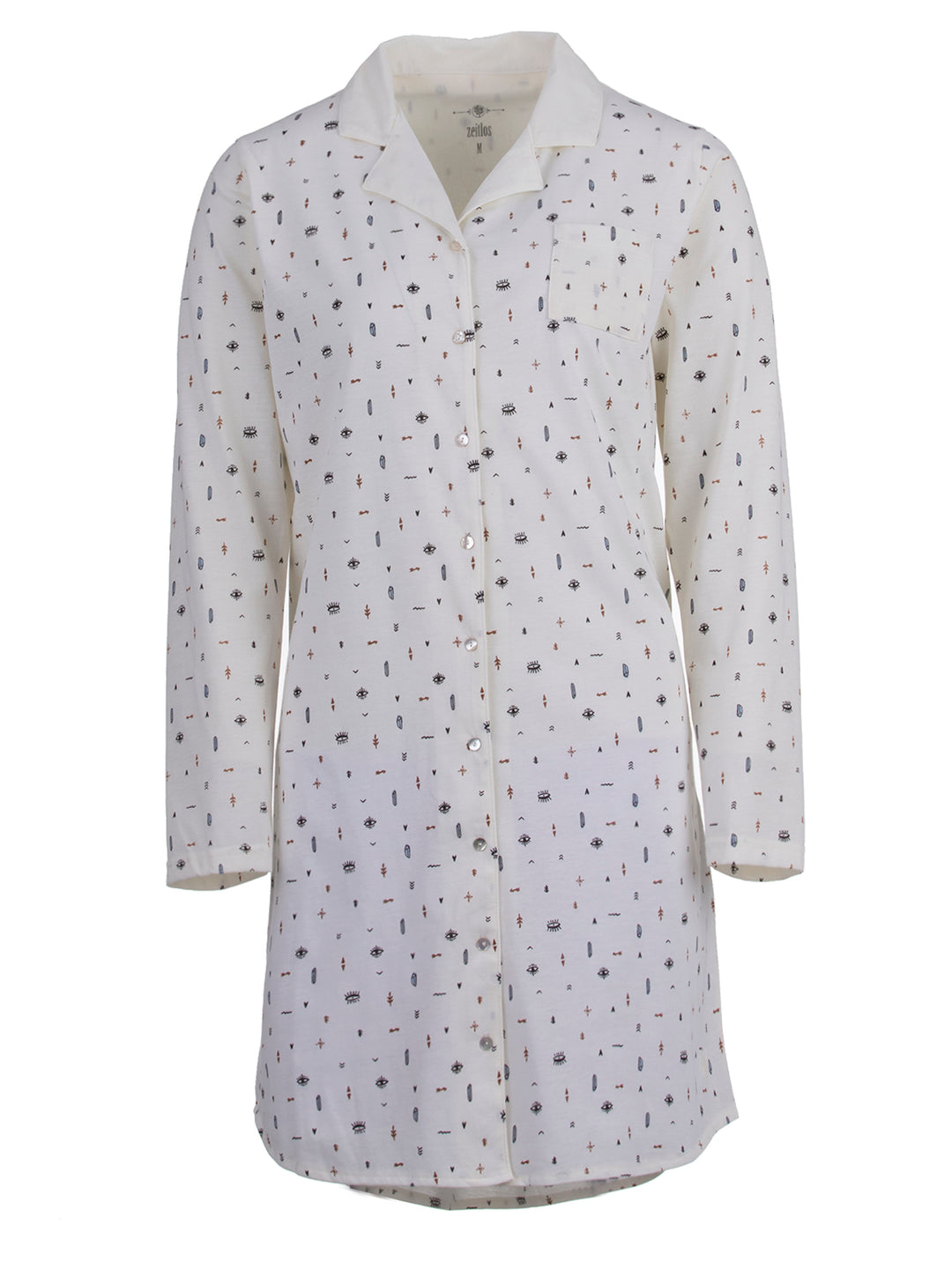 Nightgown long sleeve - eye