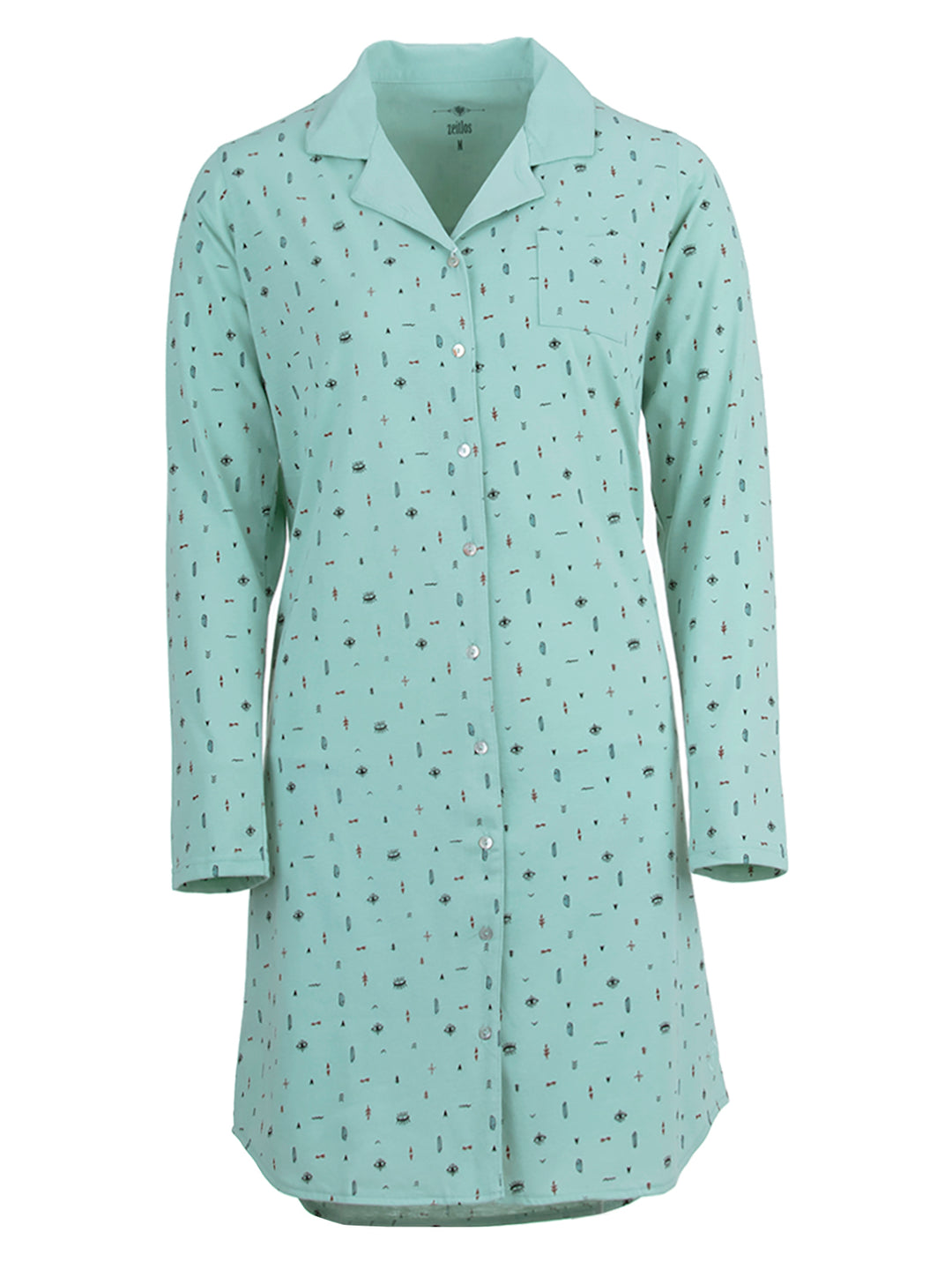Nightgown long sleeve - eye