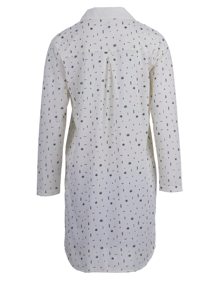 Nightgown long sleeve - eye