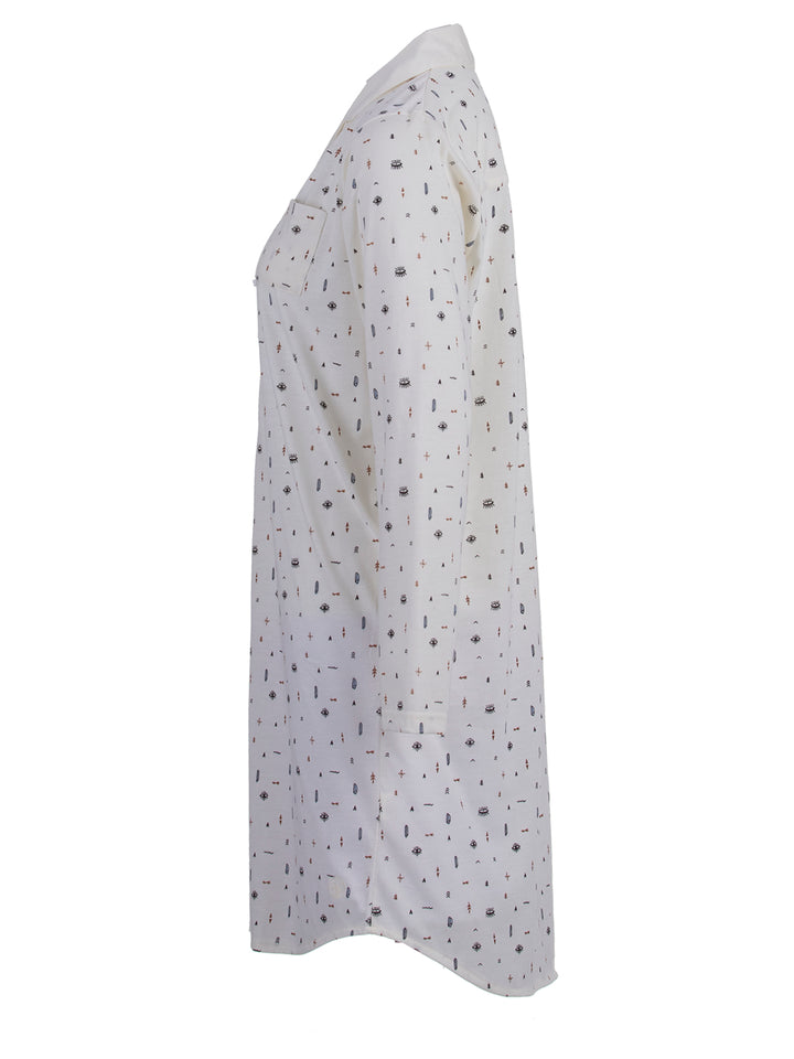 Nightgown long sleeve - eye