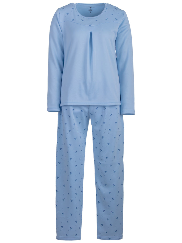 Pajama Set Thermo - lace print bow