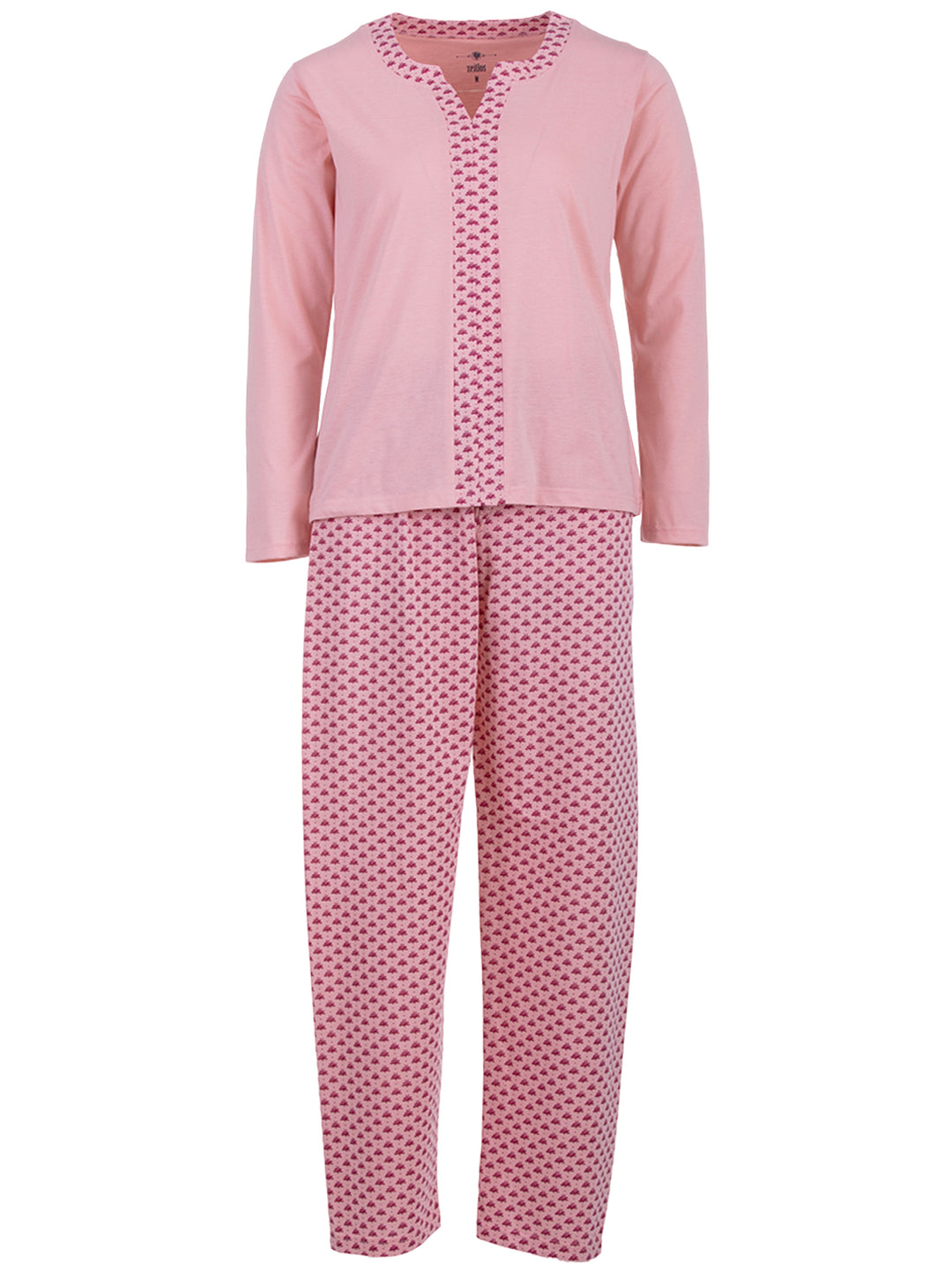 Pyjama Set Langarm - Borte Blumen