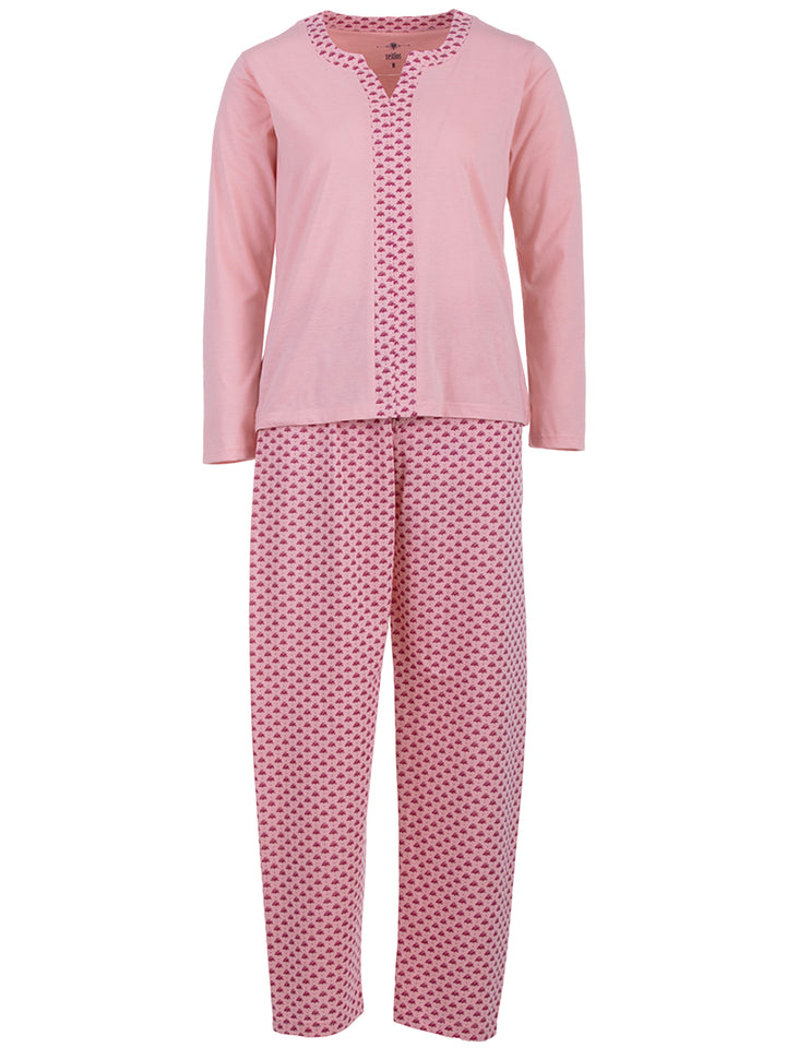 Pyjama Set Langarm - Borte Blumen