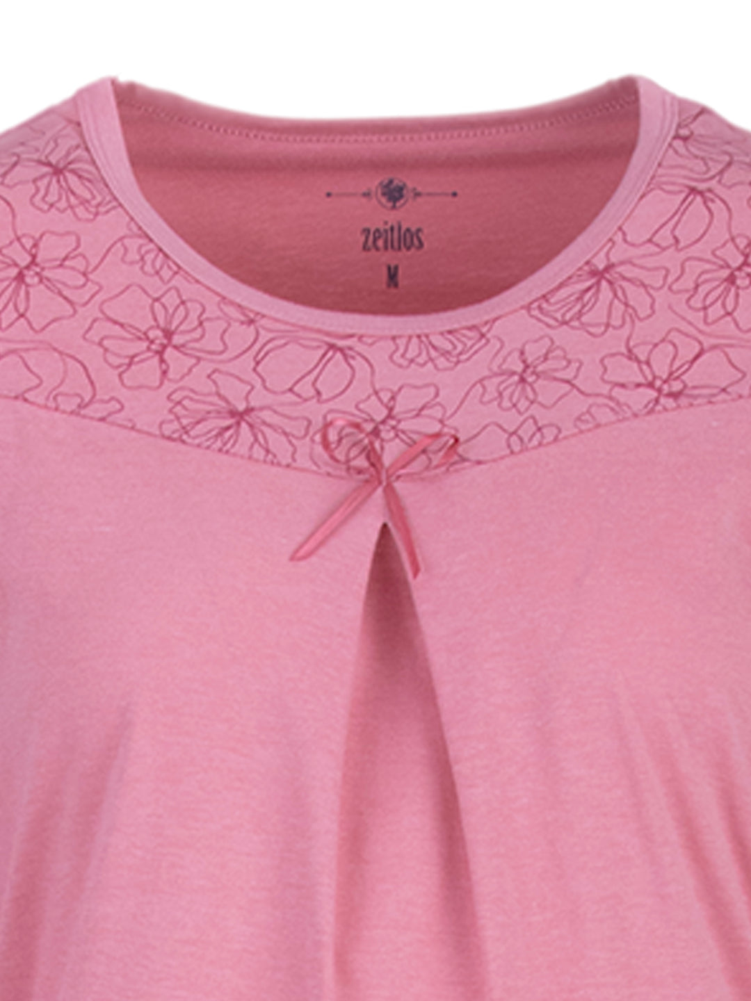 Pyjama Set Langarm - Blüten Floral Kellerfalte