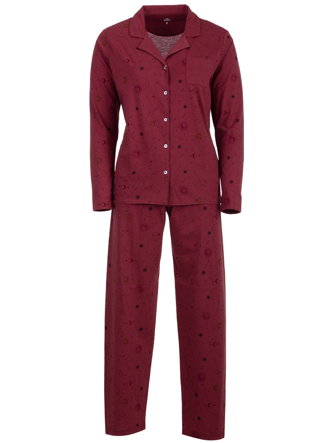 Pyjama Set Langarm - Mond Sterne