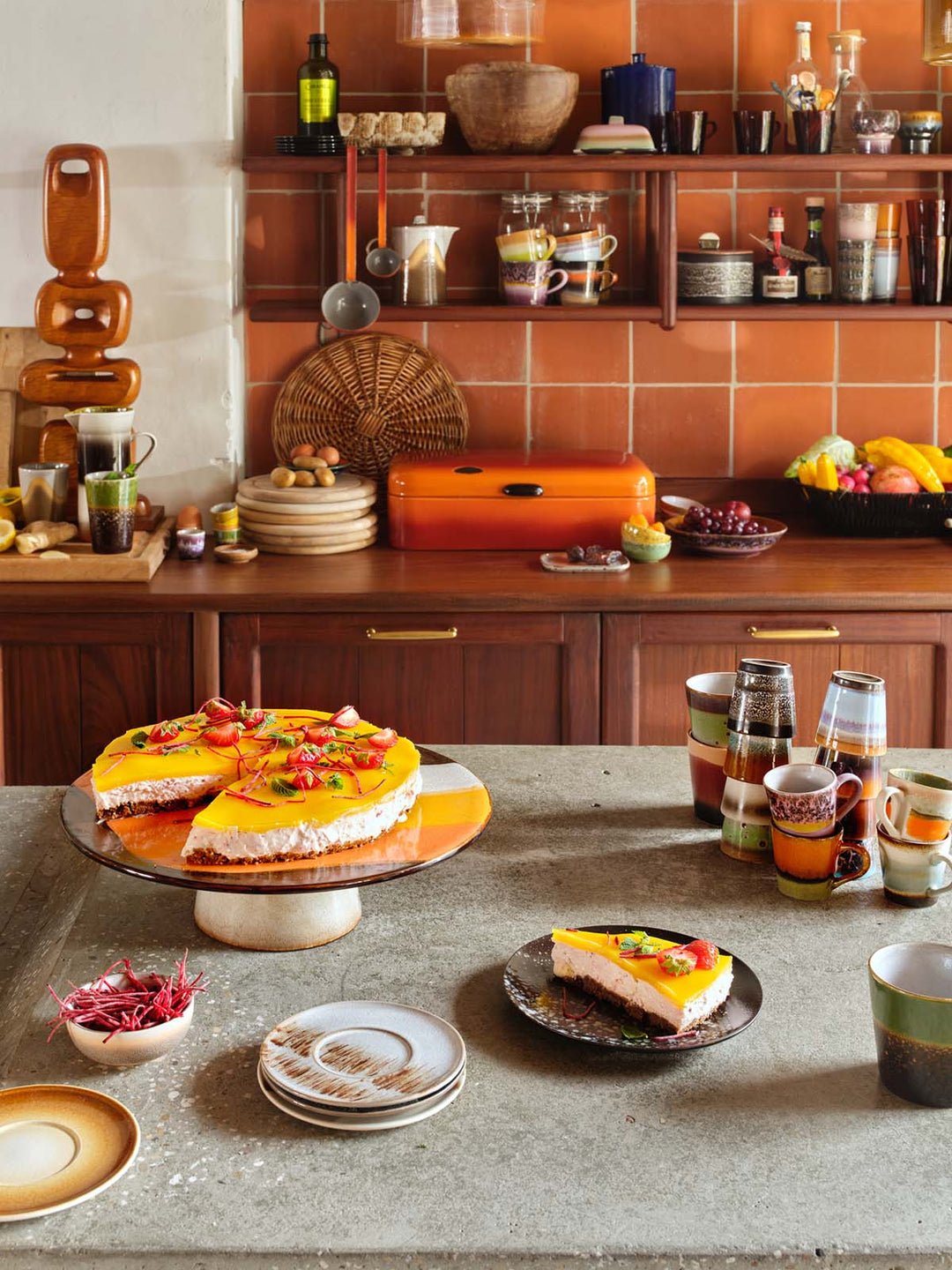 70s ceramics: Espressotassen retro