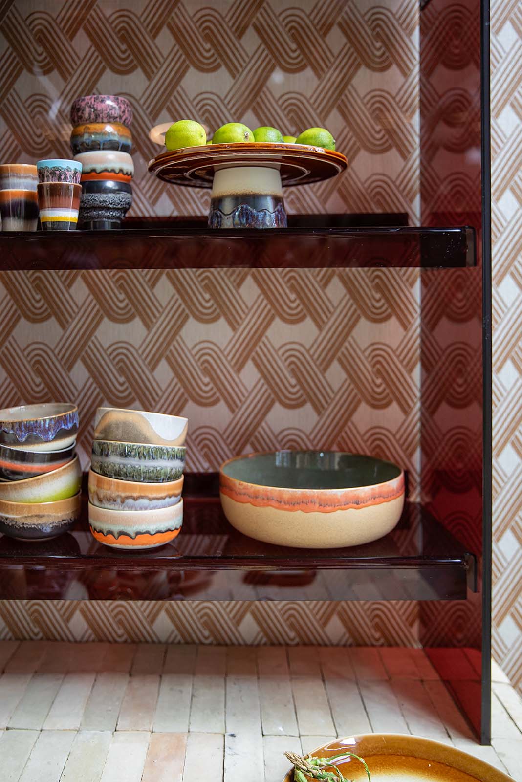 70s ceramics: Dessertschalen reef