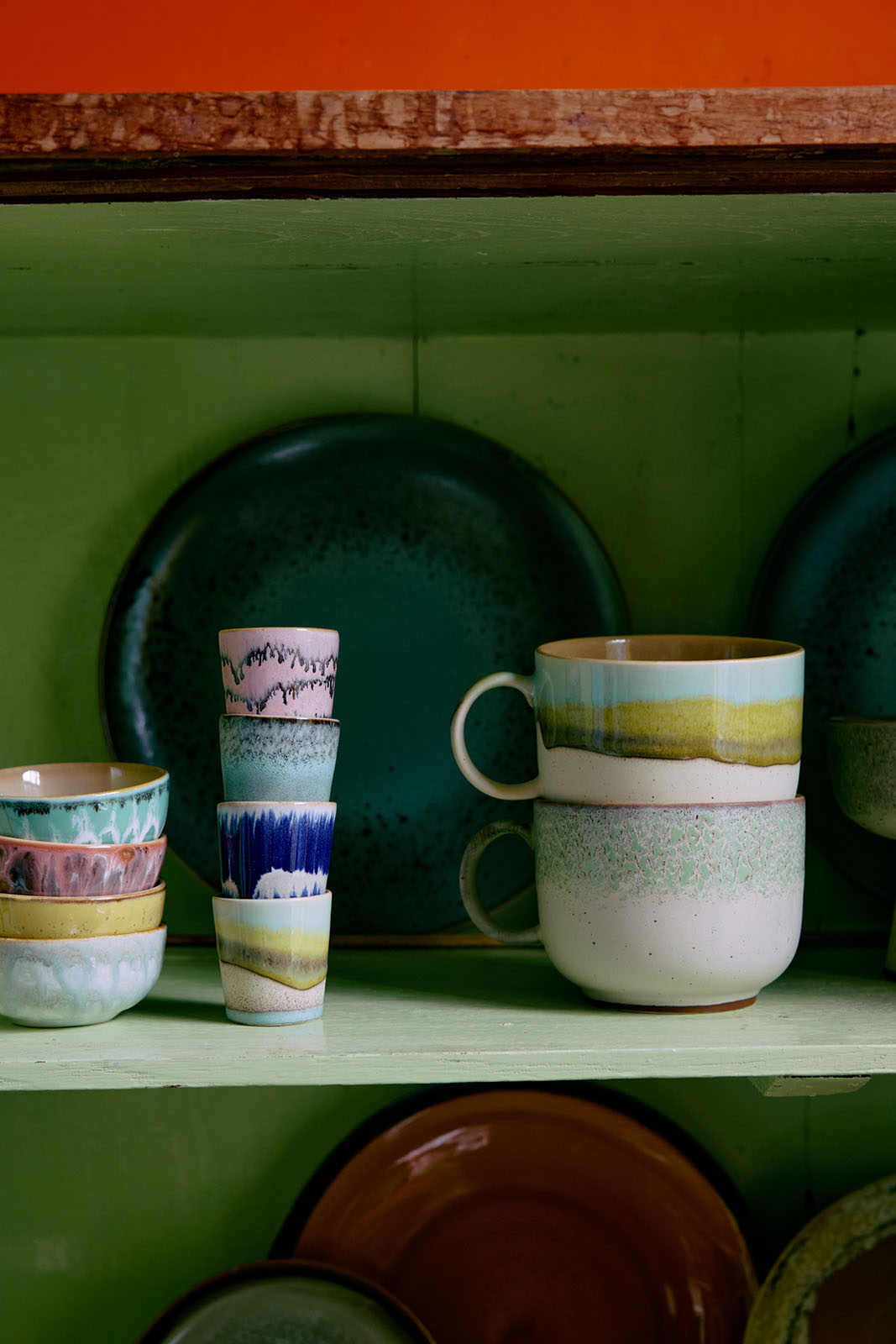 70s ceramics: Eierbecher Vibrance