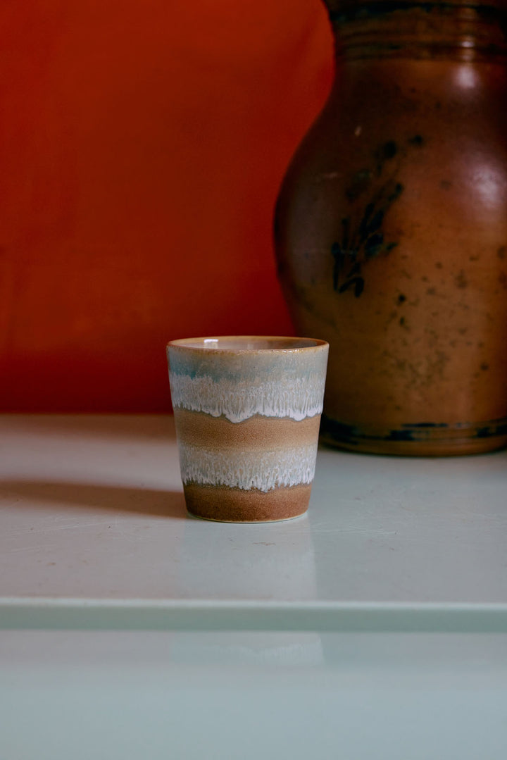 70s ceramics: Kaffeetassen Pop Art