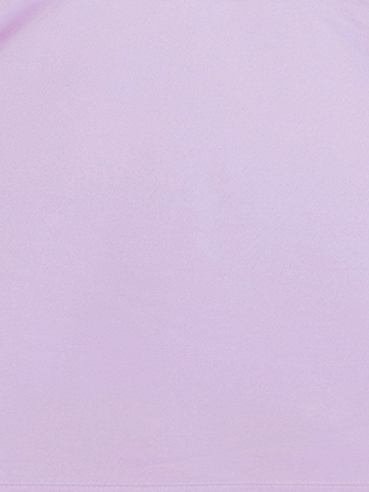 Thermo Nachthemd - uni mit Stickerei