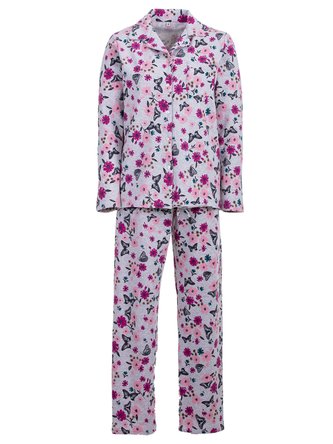 Pyjama Set Thermo - Butterfly Knopfleiste