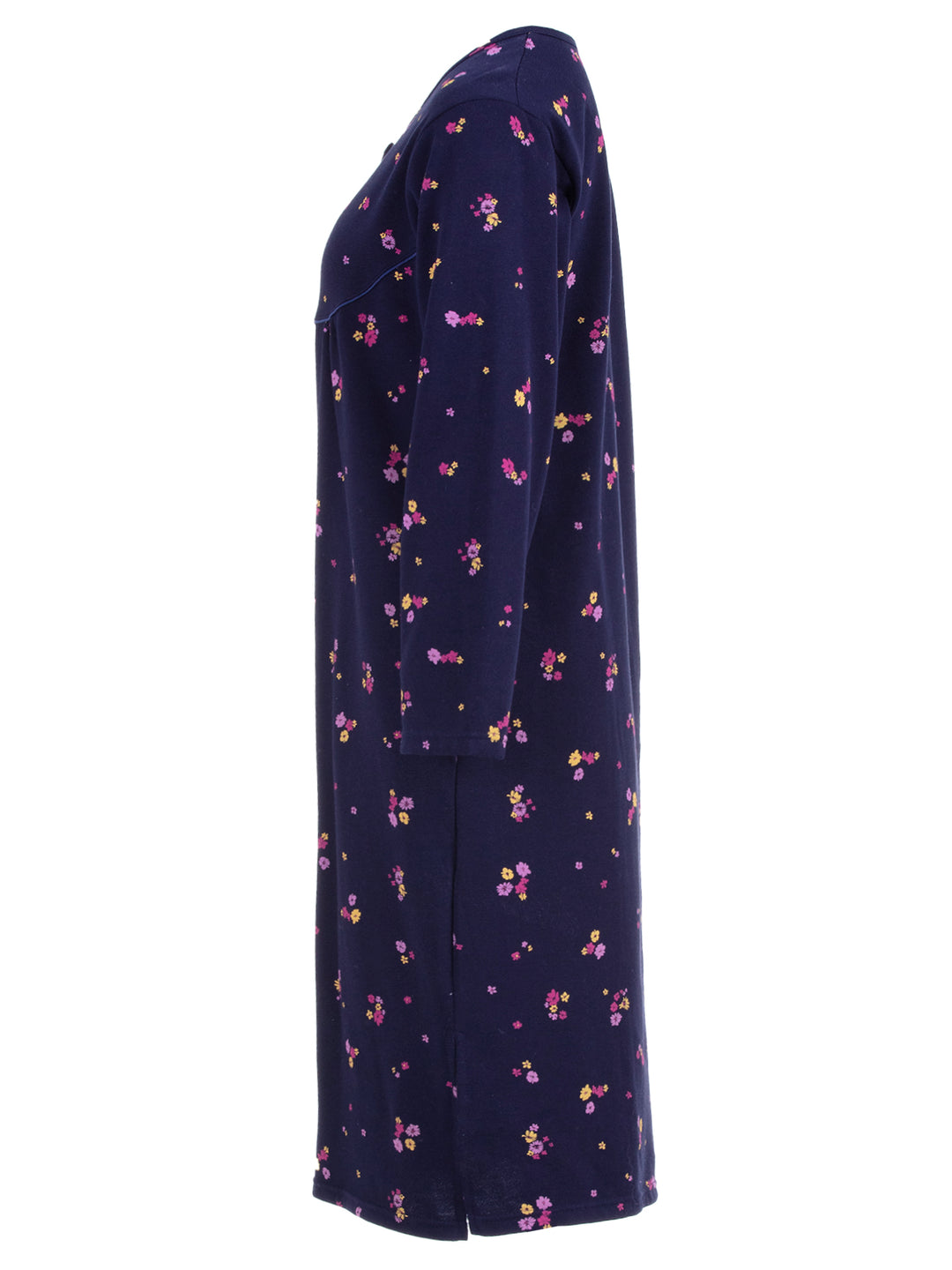 Thermal nightgown - roses flowers