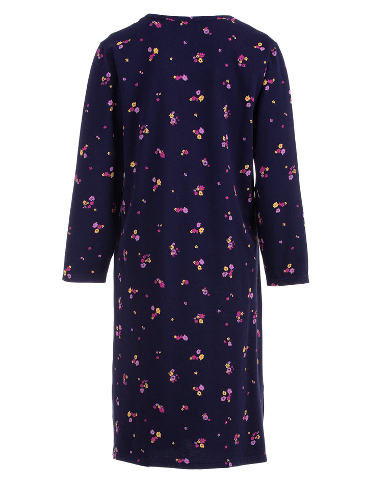 Thermal nightgown - roses flowers
