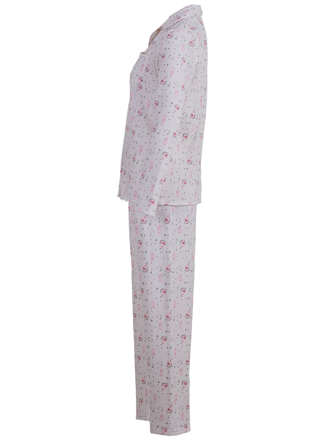Pajama set thermal - swan bow
