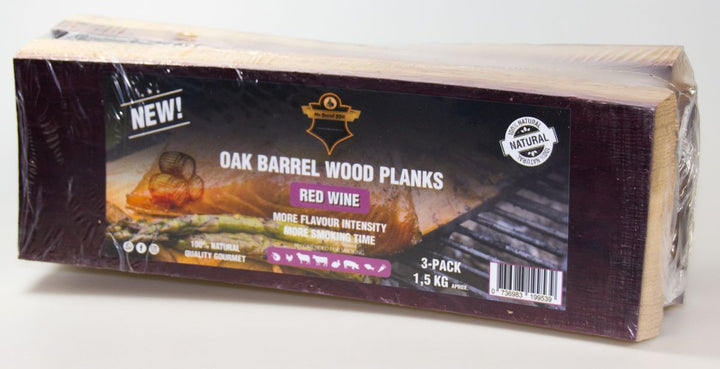 Grill barrel planks red wine