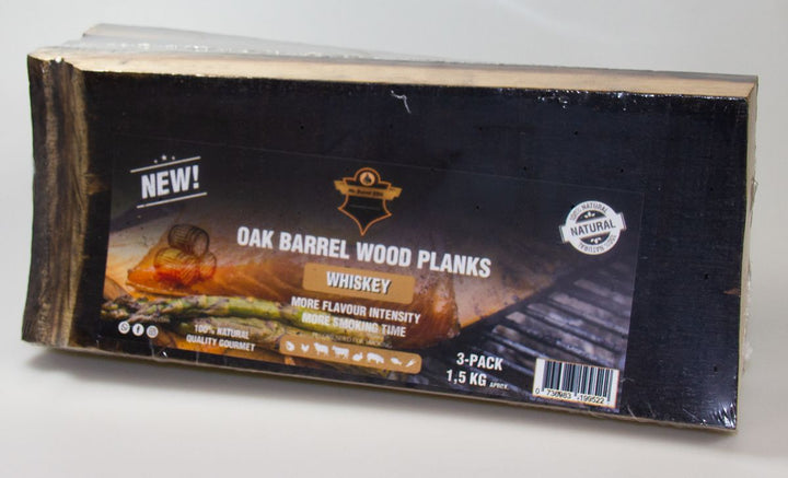 Grill barrel planks whiskey