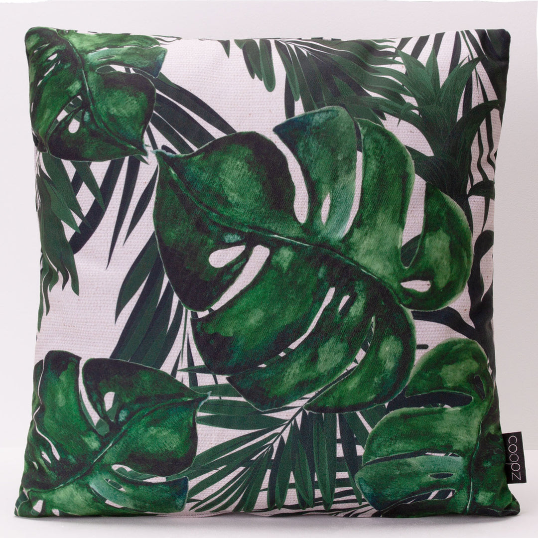 Monstera cushion cover