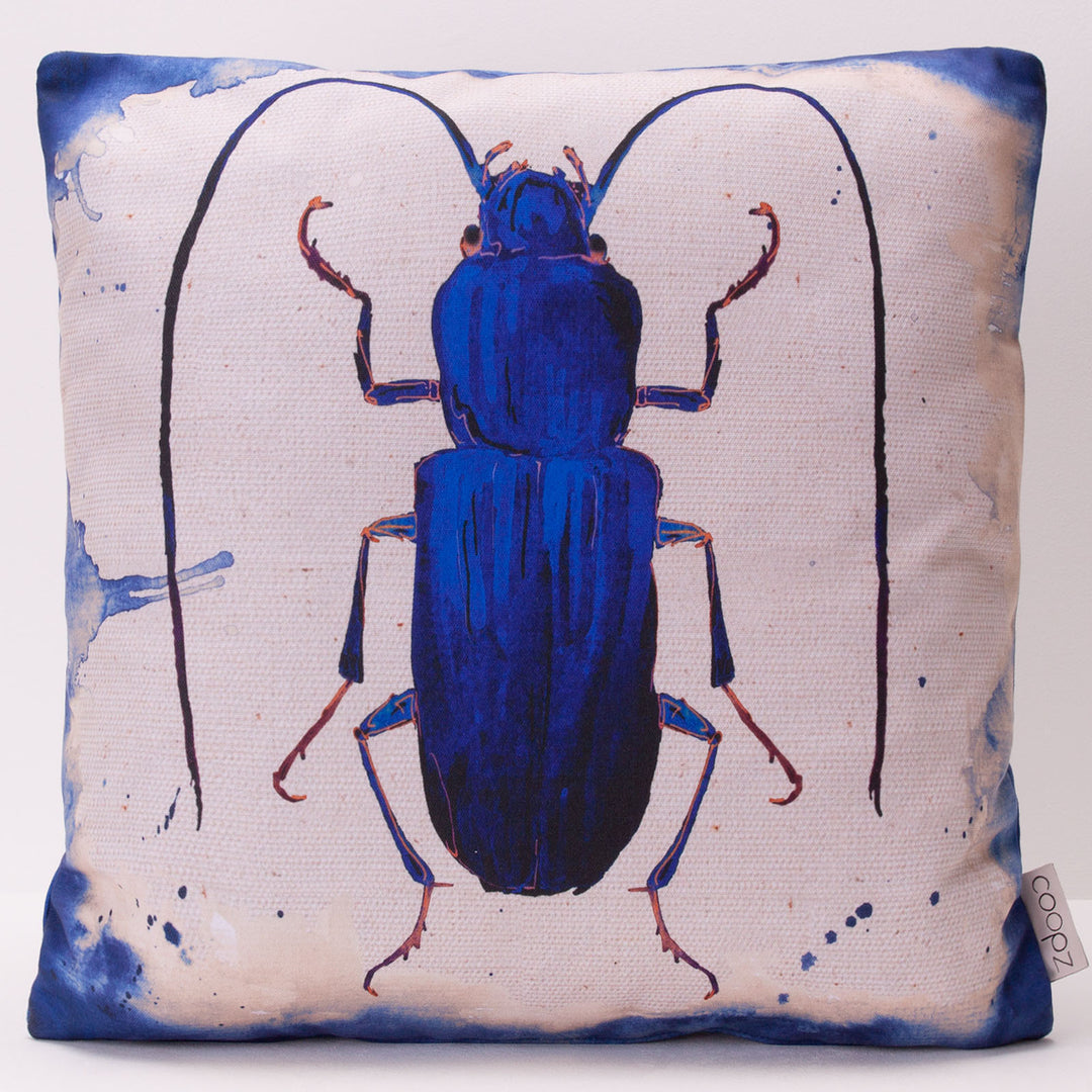 Pillow blue longhorn beetle