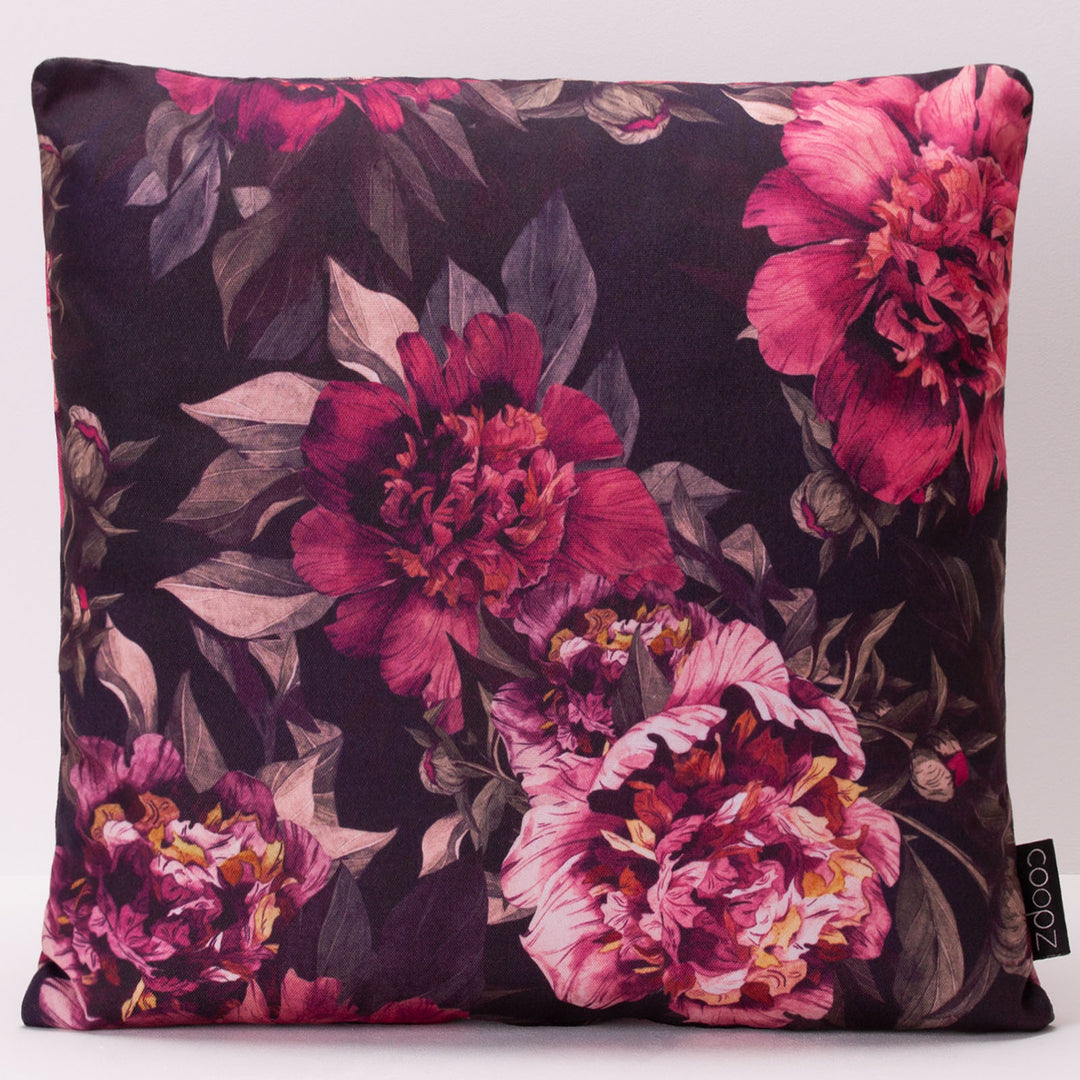 Cushion cover Velvet Peony