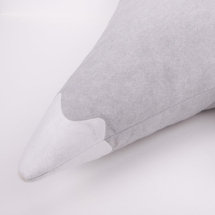 Mountain cushion small light grey