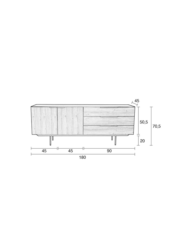 Sideboard Travis - Ausstellungsstück