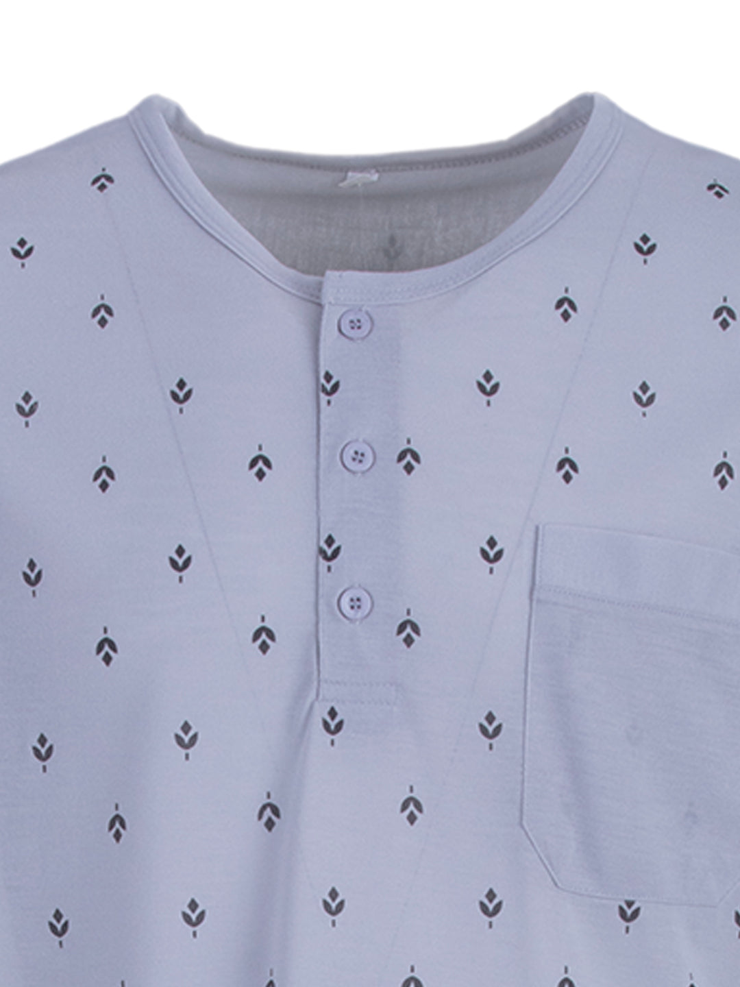 Nightdress long sleeve - leaf