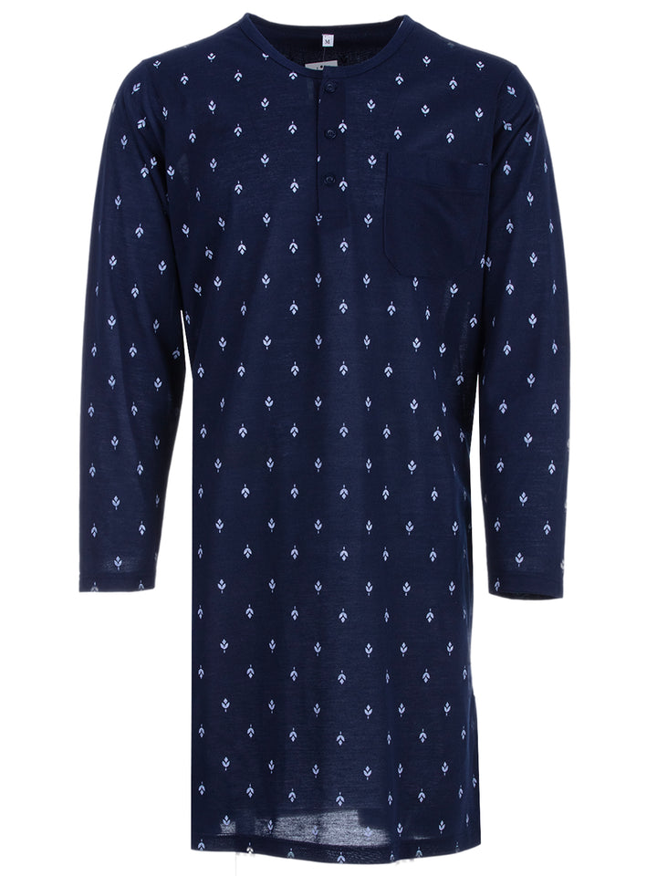 Nightdress long sleeve - leaf