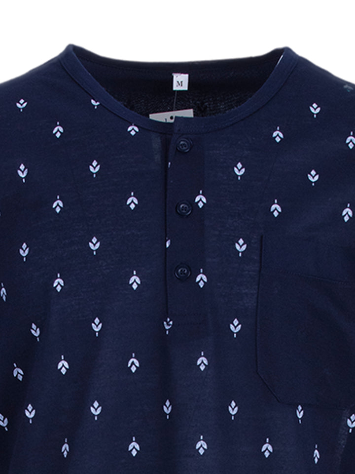 Nightdress long sleeve - leaf