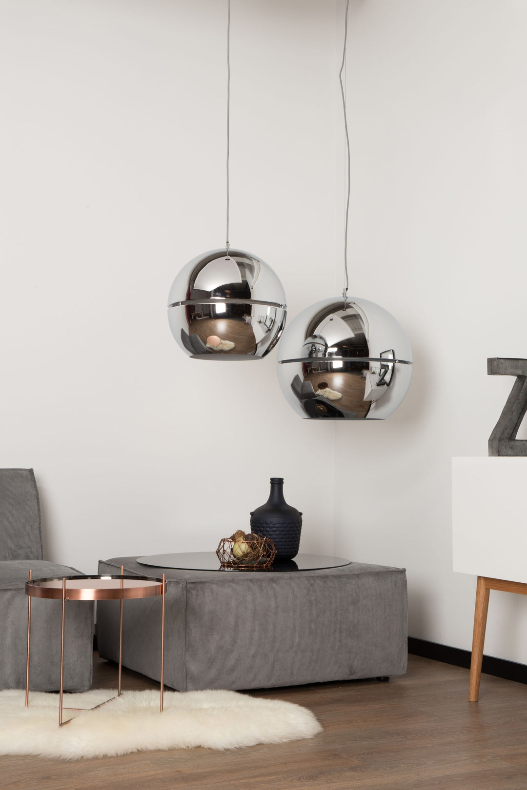 Pendant lamp Retro 70 - exhibition piece