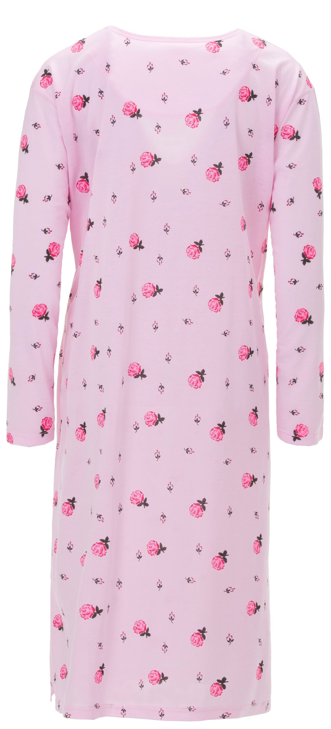 Long Sleeve Nightgown - Blossoms 3XL-6XL