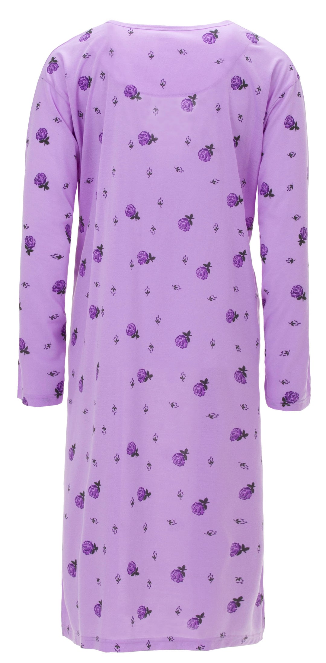 Long Sleeve Nightgown - Blossoms 3XL-6XL